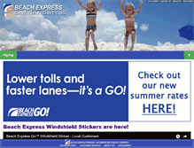 Tablet Screenshot of beachexpress.com